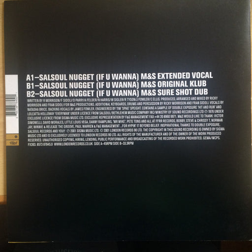 M&S Presents The Girl Next Door : Salsoul Nugget (If U Wanna) (12")