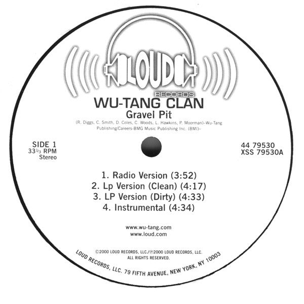 Wu-Tang Clan : Gravel Pit (12", Single)
