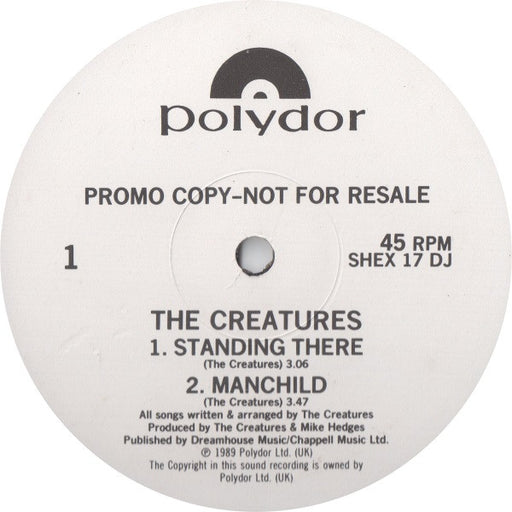 The Creatures : Standing There (12", Promo)