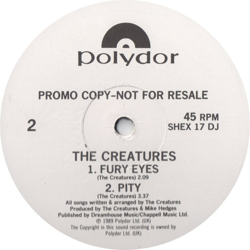 The Creatures : Standing There (12", Promo)