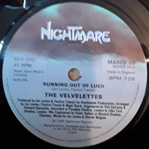 The Velvelettes : Running Out Of Luck (7")