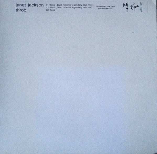 Janet Jackson : Throb (12", Promo)