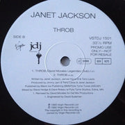Janet Jackson : Throb (12", Promo)