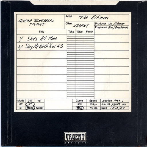 The Hitmen (6) : She's All Mine (7")