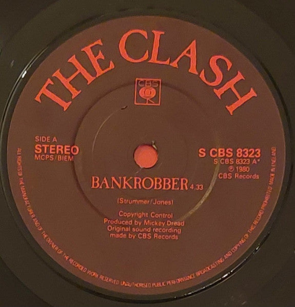 The Clash : Bankrobber (7", Single)