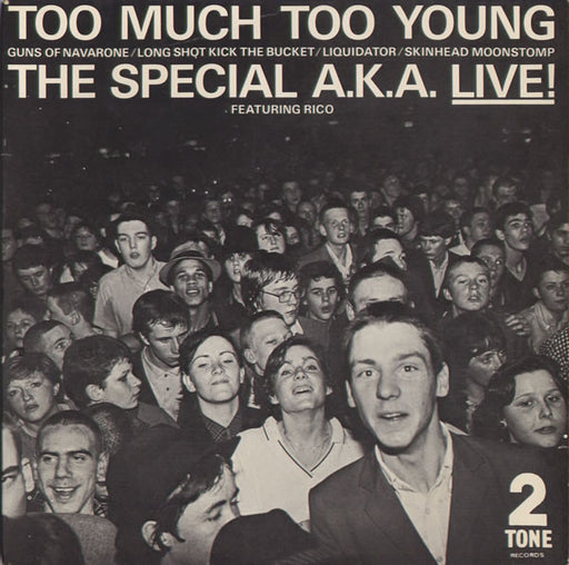 The Special A.K.A.* Featuring Rico* : Too Much Too Young (7", EP, Pap)