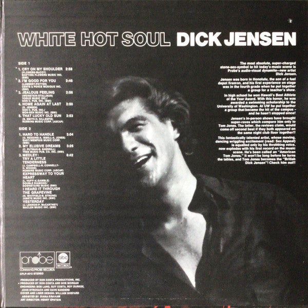 Dick Jensen : White Hot Soul (LP, Album)