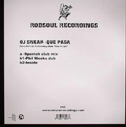 DJ Sneak : Que Pasa (12")