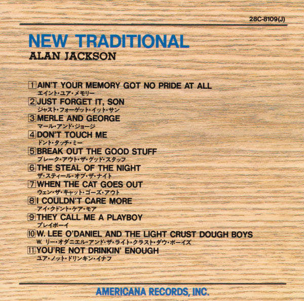 Alan Jackson (2) : New Traditional (CD, Album)