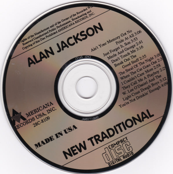 Alan Jackson (2) : New Traditional (CD, Album)