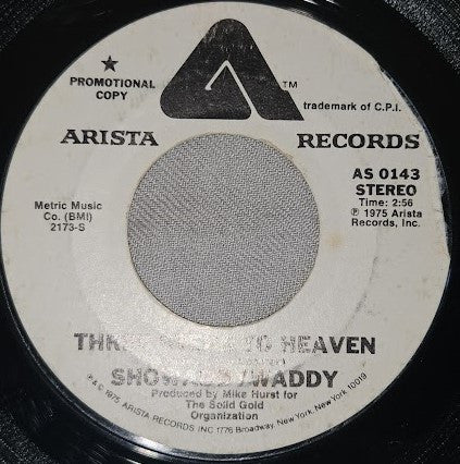 Showaddywaddy : Three Steps To Heaven (7", Mono, Promo)