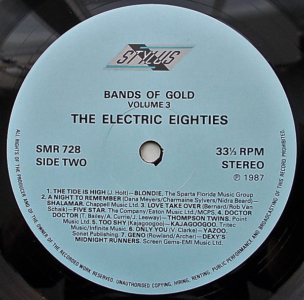 Various : Bands Of Gold: The Electric Eighties (LP, Album, Comp)