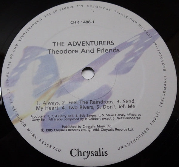 The Adventures : Theodore And Friends (LP, Album)