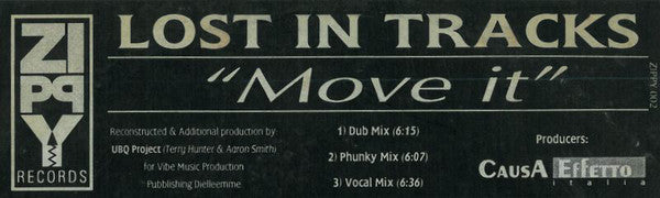 Lost In Tracks : Move It (12")