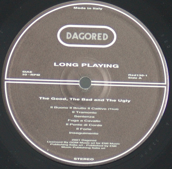 Ennio Morricone : The Good, The Bad And The Ugly (Original Motion Picture Soundtrack) (2xLP, Album, RE, 180)