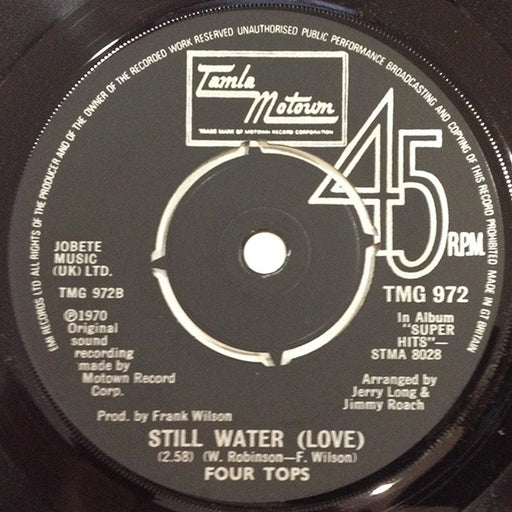 Four Tops : Simple Game / Still Water (Love) (7", Single)