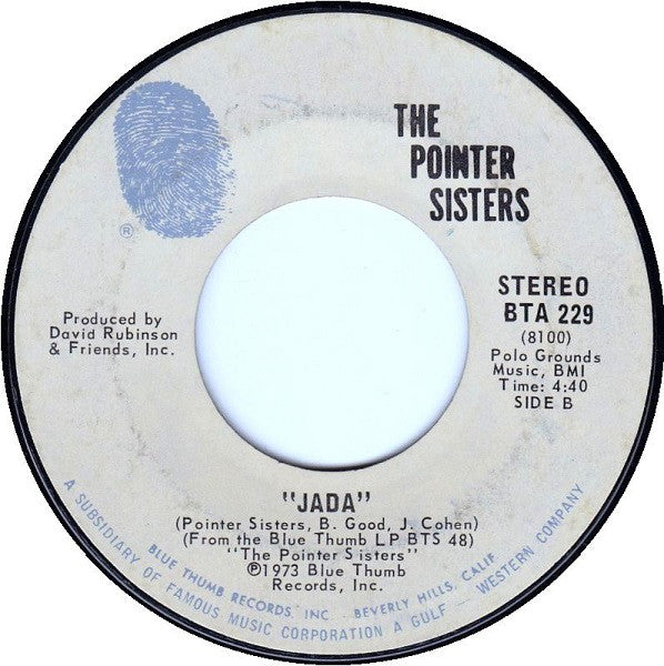 The Pointer Sisters* : Yes We Can Can (7", San)