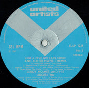 Leroy Holmes And His Orchestra* : For A Few Dollars More And Other Motion Picture Themes (LP, Album, Blu)