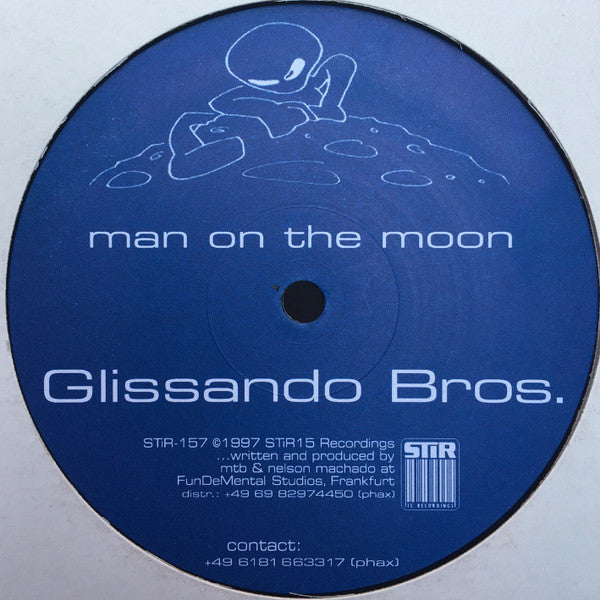 Glissando Bros. : Man On The Moon / Funk Food (12")