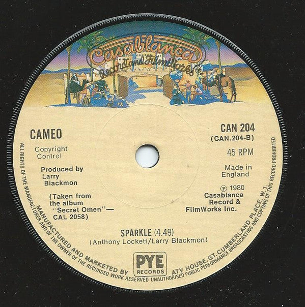 Cameo : We're Goin Out Tonight / Sparkle (7", Single)