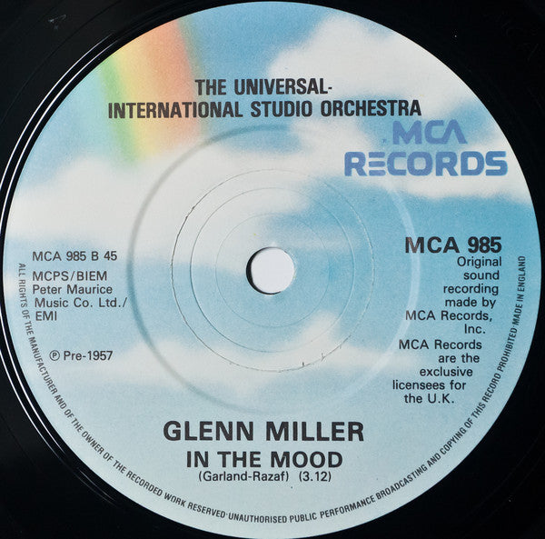 Glenn Miller : Moonlight Serenade / In The Mood (7", Single, S/Edition)