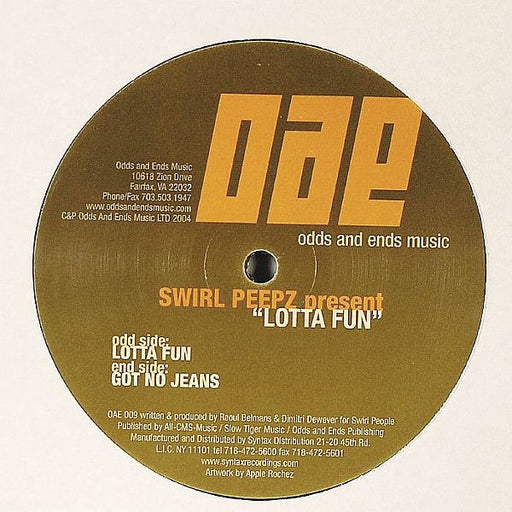 Swirl Peepz : Lotta Fun (12")