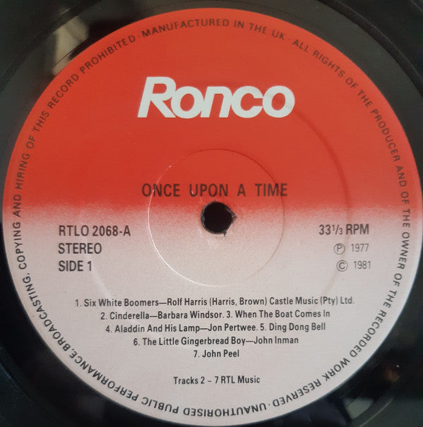 Various : Once Upon A Time (LP)