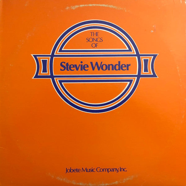 Stevie Wonder : The Songs Of (LP, Comp, Promo)