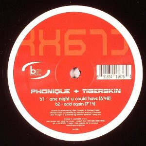 Phonique + Tigerskin : Acid Again EP (12", Maxi)