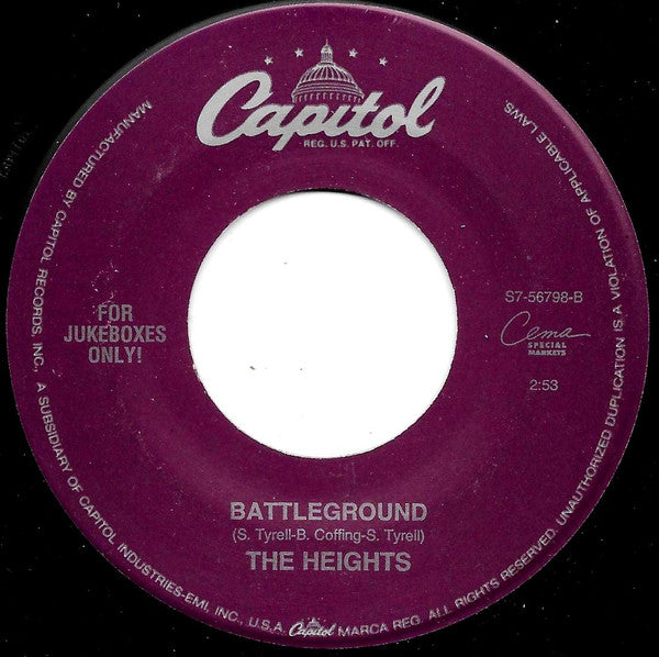 The Heights : I'm Still On Your Side (7", Jukebox)