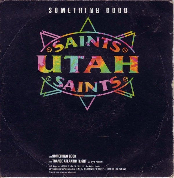Utah Saints : Something Good (7", Single)