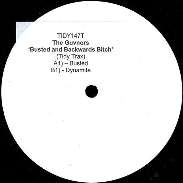The Guv'nors* : Busted And Backwards Bitch (12", Promo, W/Lbl)