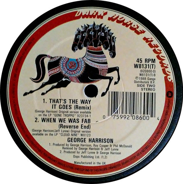 George Harrison : When We Was Fab (12", Single)