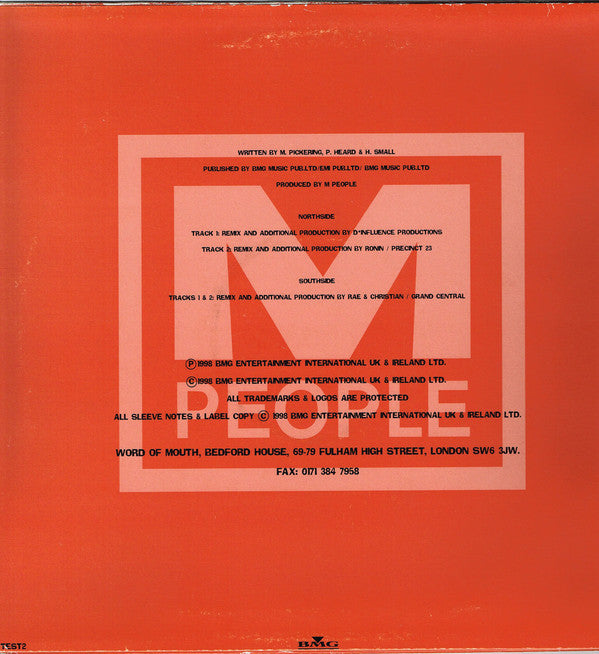 M People : Testify (12", Promo)