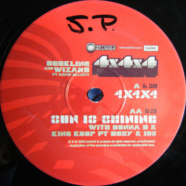 Deekline And Wizard* : 4x4x4 (12", Single)