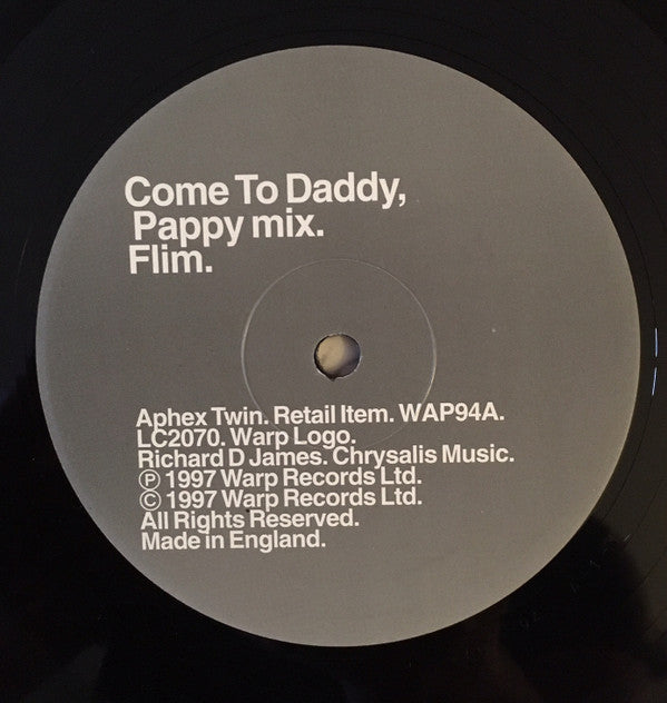 Aphex Twin : Come To Daddy (12", Single)