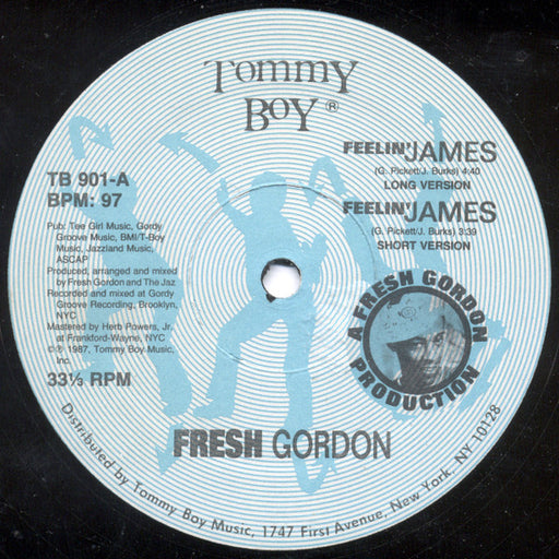 Fresh Gordon : Feelin' James (12")