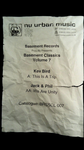 Kev Bird / Jack & Phil* : This Is A Trip / We Are Unity (12", RE, W/Lbl)