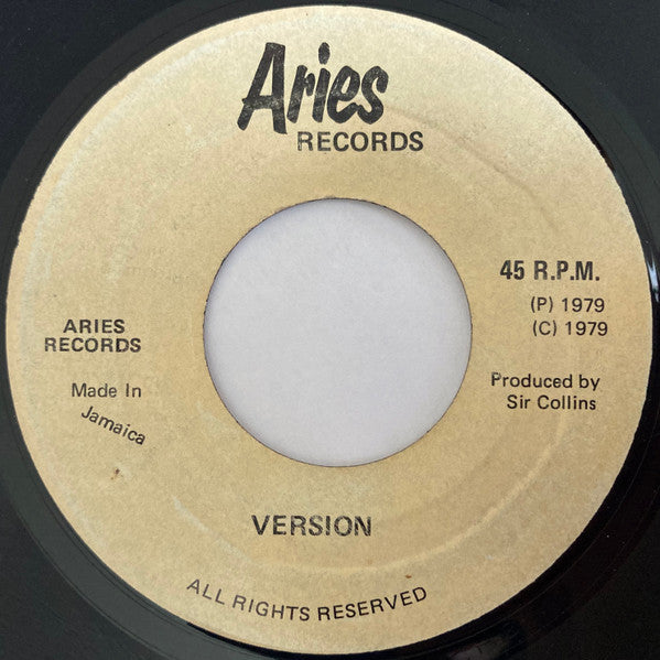 Oswald Williams : Train To Zion (7")
