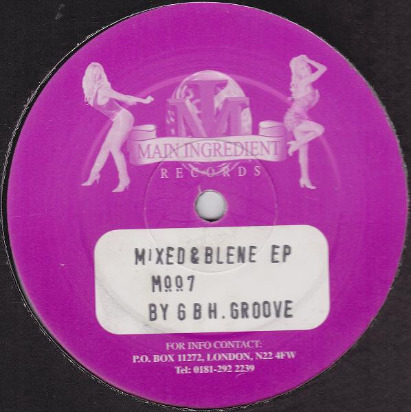 GBH.Groove* : Mixed & Blend EP (12", EP)