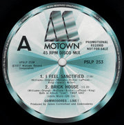Commodores : I Feel Sanctified (12", Promo)