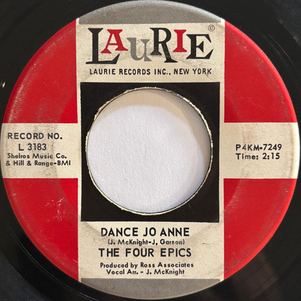 The Four Epics : Dance Jo Anne (7", Single, Mono)