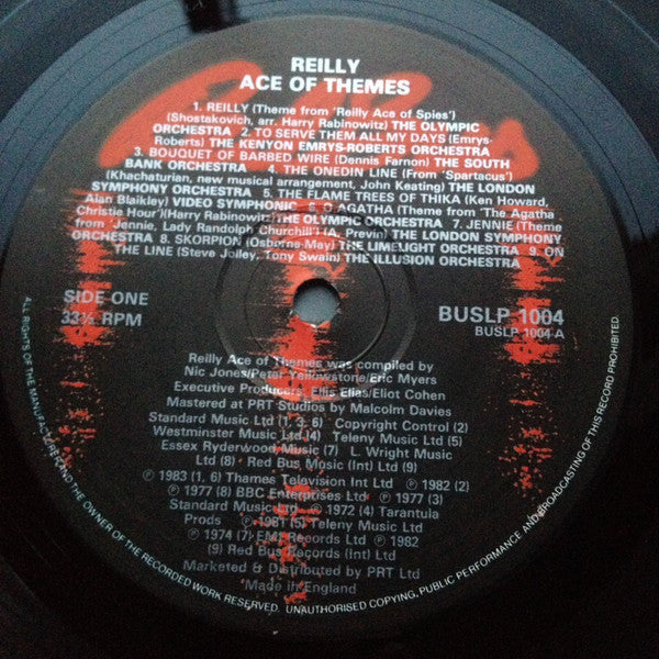 Various : Reilly Ace Of Themes (18 Original Themes By The Original Artists) (LP, Comp)