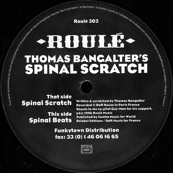 Thomas Bangalter : Spinal Scratch (12")