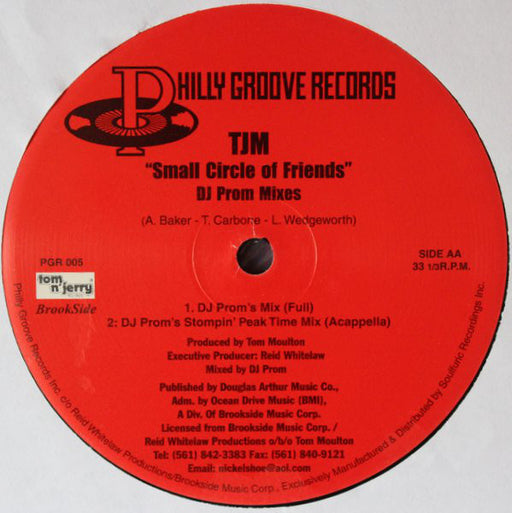 TJM : Small Circle Of Friends (DJ Prom Mixes) (12")