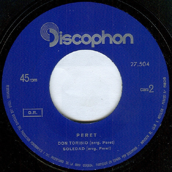 Peret : No Se (7", EP)