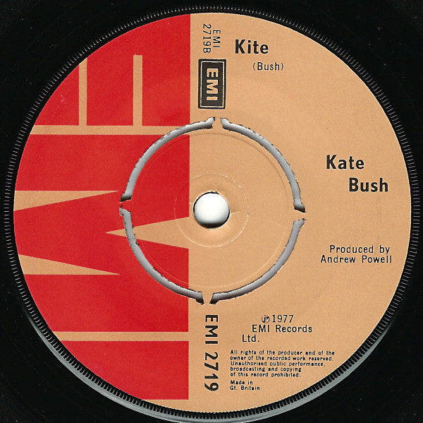 Kate Bush : Wuthering Heights (7", Single, RP, Kno)