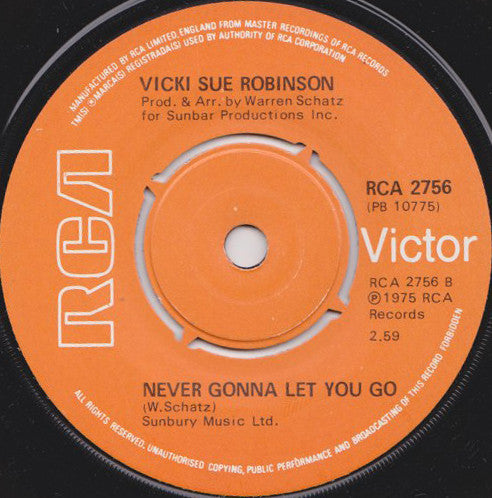 Vicki Sue Robinson : Daylight (7", Single)