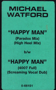 Michael Watford : Happy Man (12")