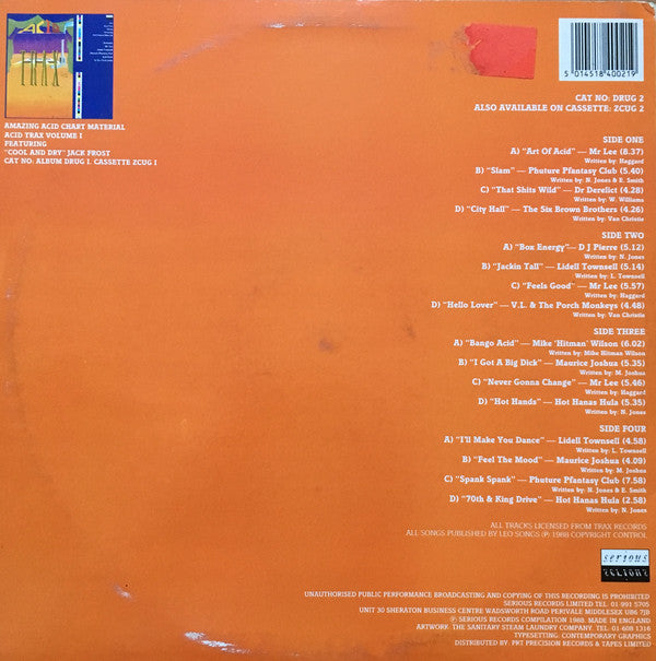 Various : Acid Trax Volume 2 (2xLP, Comp)